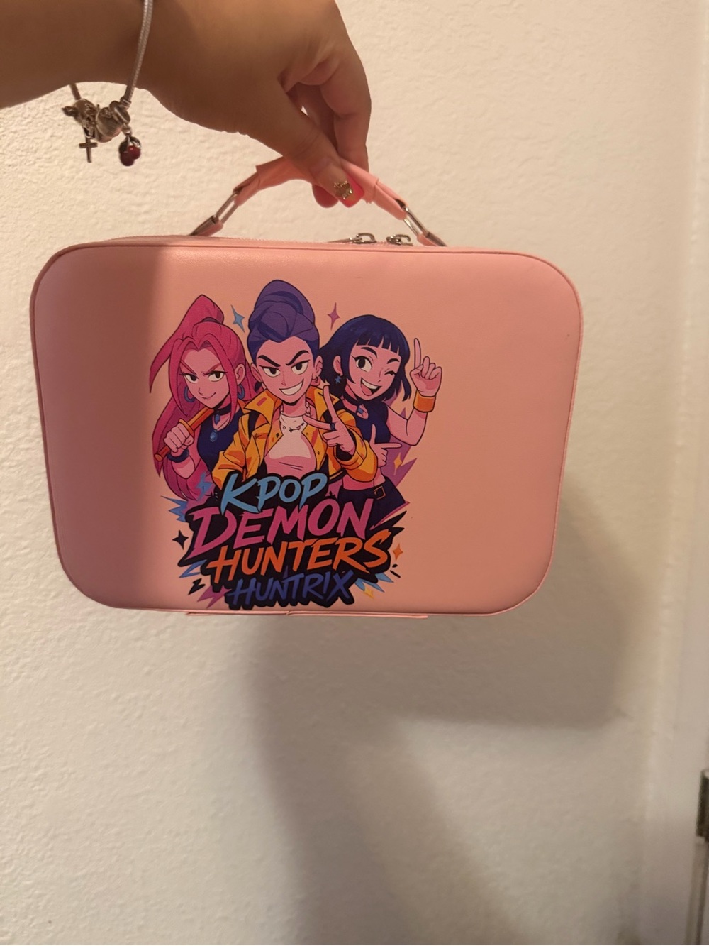 K-Pop Demon Hunters Pink Handheld Kids Case